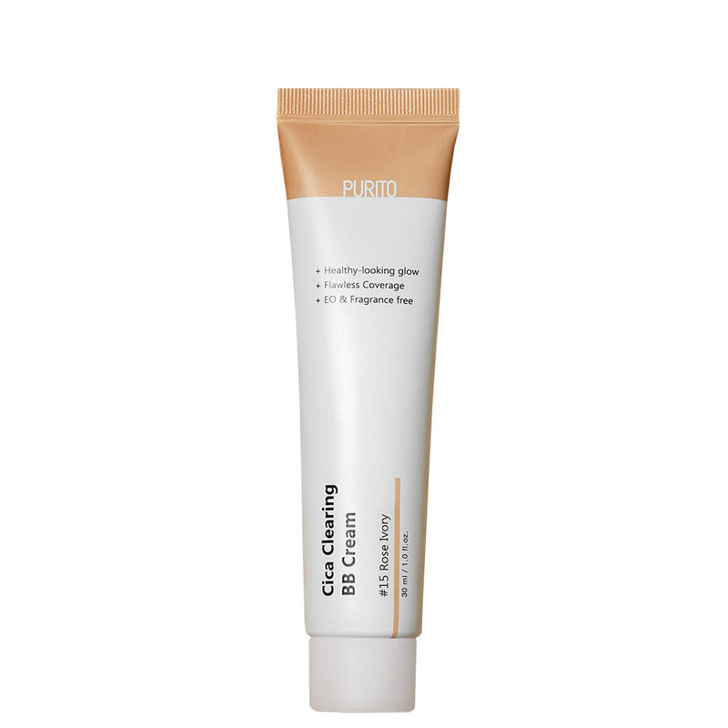 [PURITO] Cica Clearing BB Cream #15 Rose Ivory 30ml