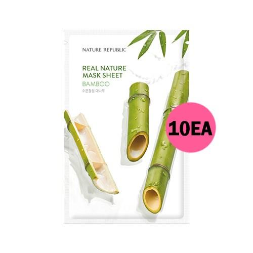 NATURE REPUBLIC Real Nature Mask Sheet Bamboo 10ea