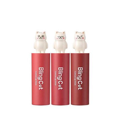TONYMOLY Bling Cat Cotton Lipstick 3.4g