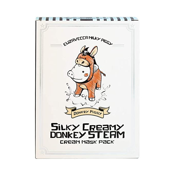 ELIZAVECCA Milky Piggy Silky Creamy Donkey Steam Cream Mask Pack (25ml x 10ea)