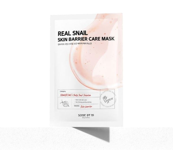 [SOMEBYMI] REAL SNAIL SKIN BARRIER CARE MASK 20g