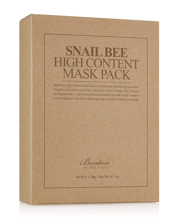[BENTON] Snail Bee High Content Mask pack (10sheets)