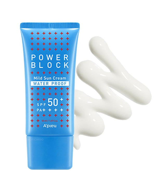 A'PIEU Power Block Water Proof Mild Sun Cream SPF50+ PA++++ 50ml