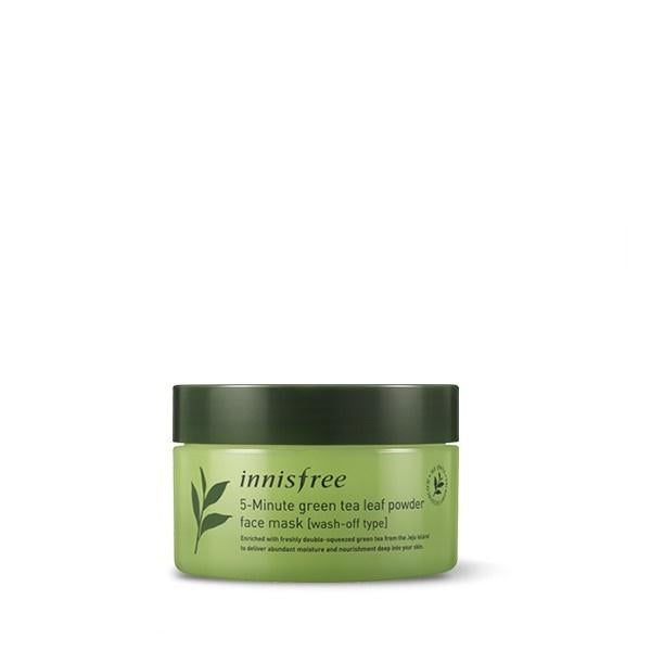 INNISFREE 5-Minute Green Tea Leaf Powder Face Mask [Wash-Off Type] 70g