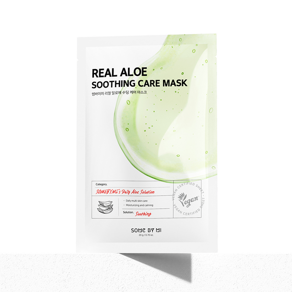 [SOMEBYMI] REAL ALOE SOOTHING CARE MASK 20g