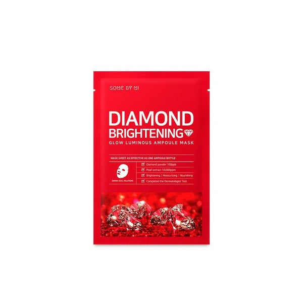 [SOMEBYMI] Diamond Brightening Calming Glow Luminous Ampoule Mask 10ea